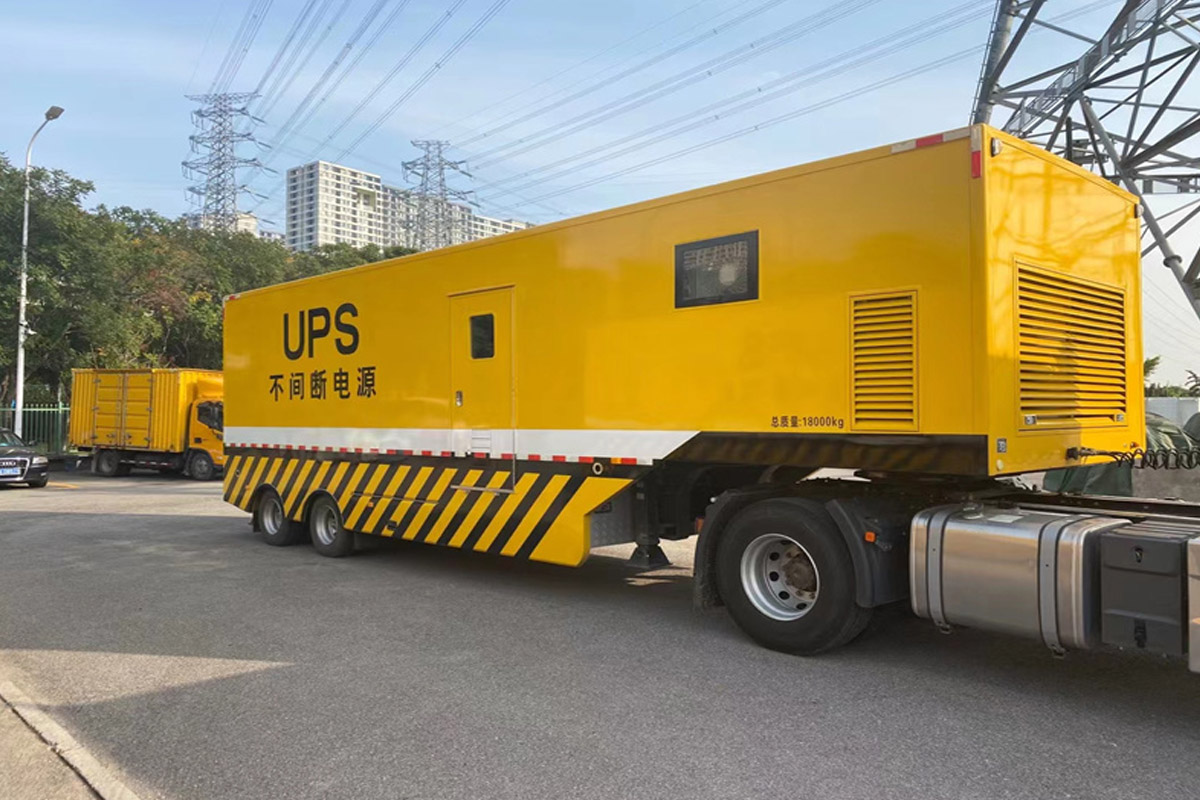 涪陵发电机租赁施工现场